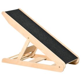 PawHut Folding Dog Ramp with Adjustable Height for Varying Surfaces, Pet Ramp for Small Dogs with Anti-Slip Surface, Puppy Ramp PawHut Folding Dog Ramp with Adjustable Height for Varying Surfaces, Pet Ramp for Small Dogs with Anti-Slip Surface, Puppy Ramp